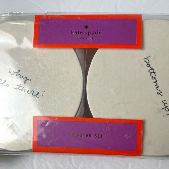 Kate Spade Tuxedo Fete Coaster Set (24 Coasters) - Picture 2 of 4